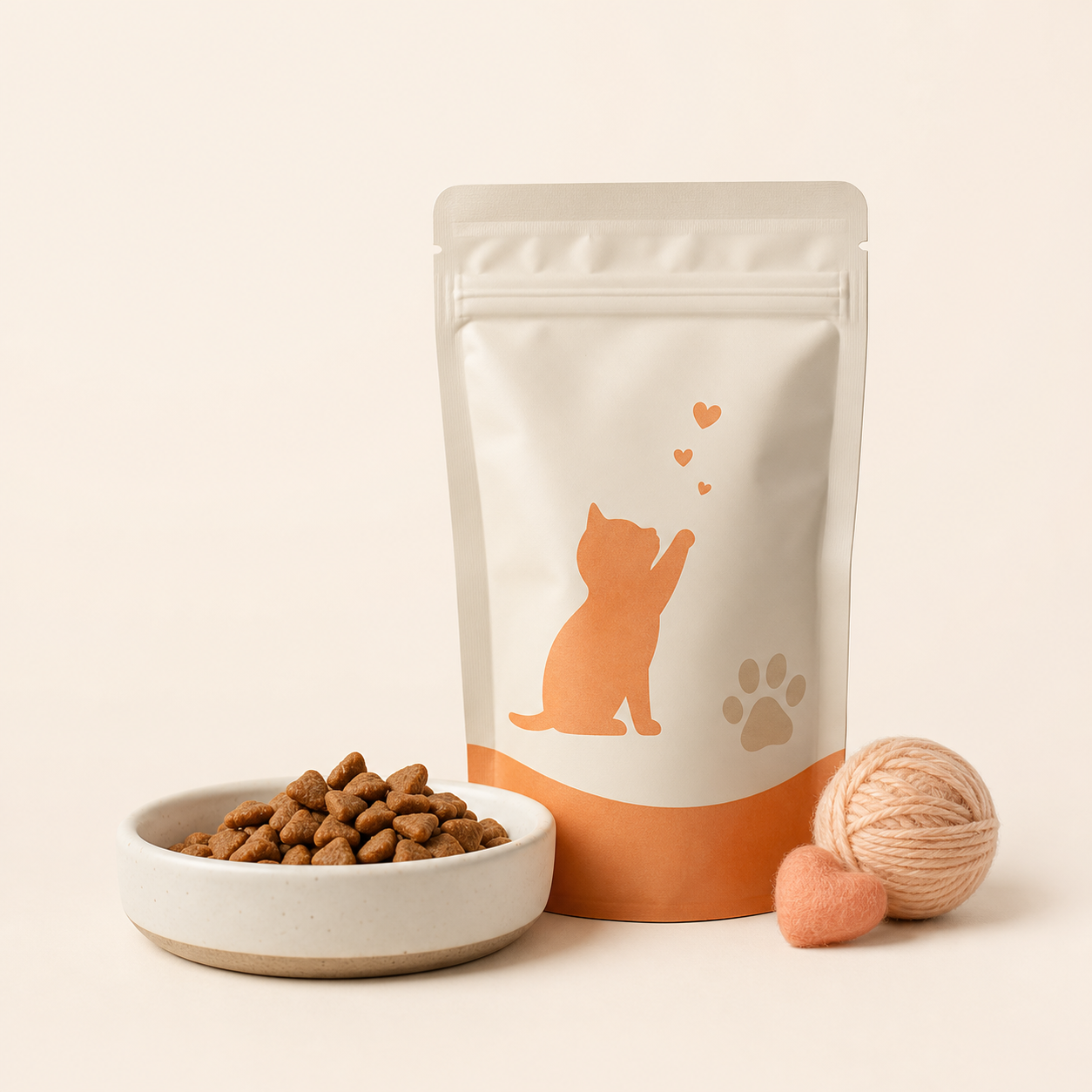 Kitten Food product presentation